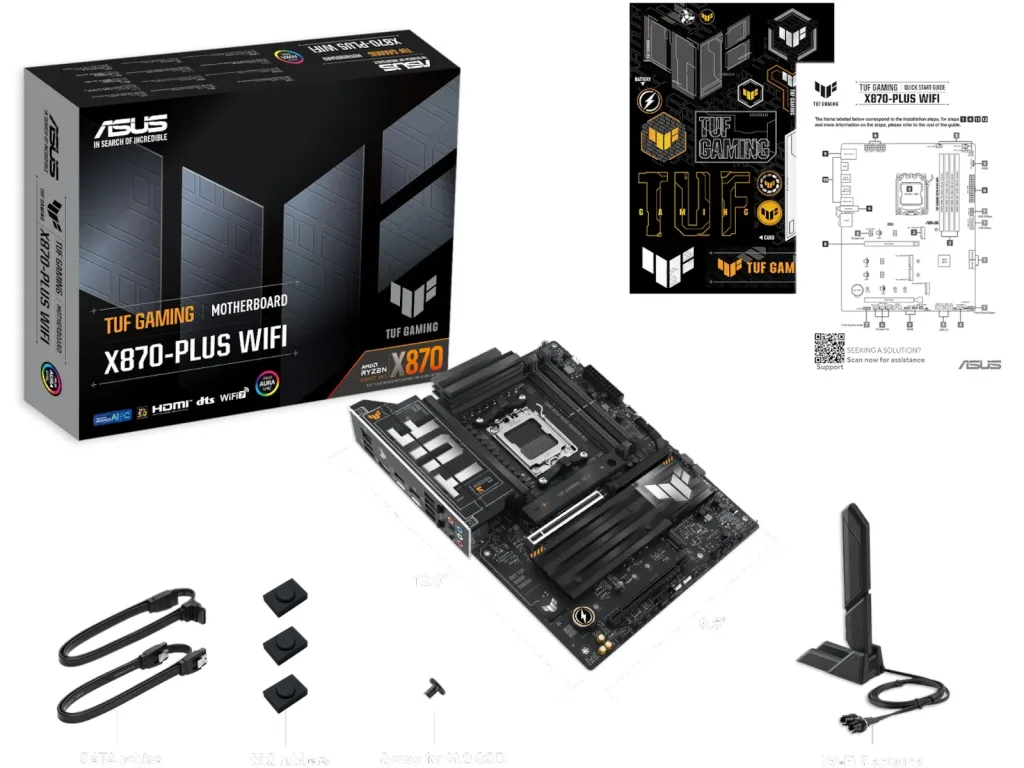 ASUS TUF Gaming X870-PLUS WIFI Moderkort