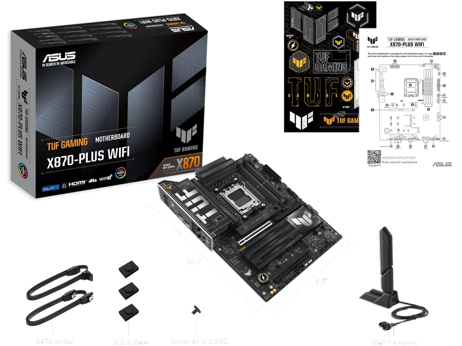 ASUS TUF Gaming X870-PLUS WIFI Moderkort