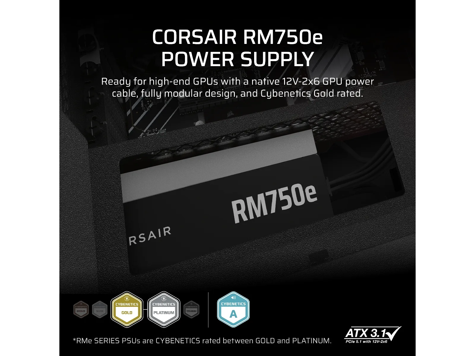 Corsair RMe Series RM750e PSU