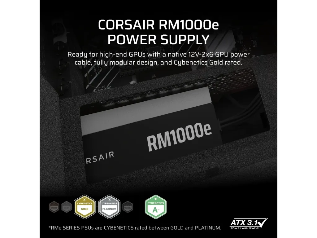 Corsair RMe Series RM1000e PSU