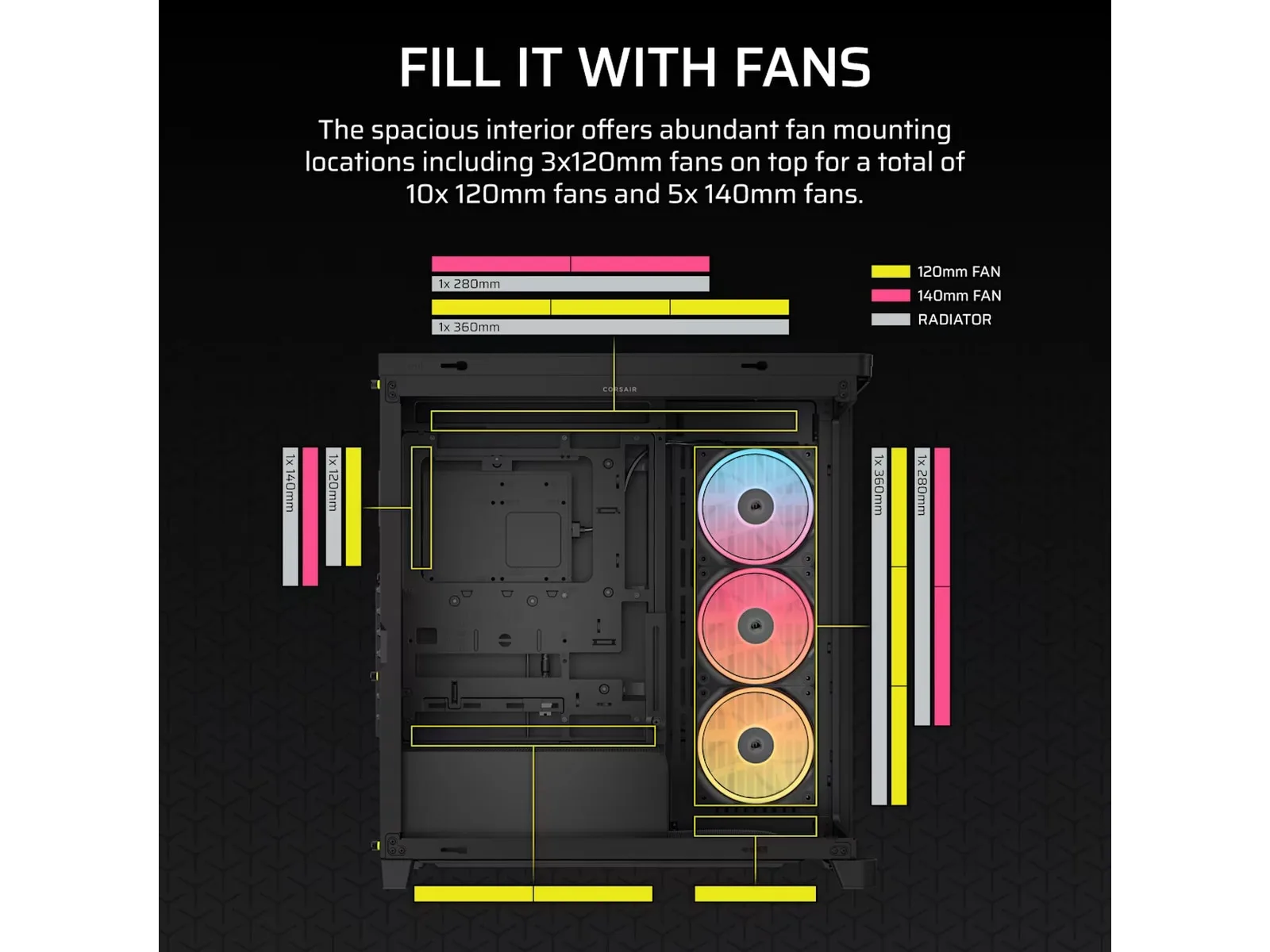 Corsair FRAME 4500X LX-R RGB Midi Tower
